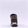 Rieker Knitted Cuff Laced Ankle Boot - Brown Combi